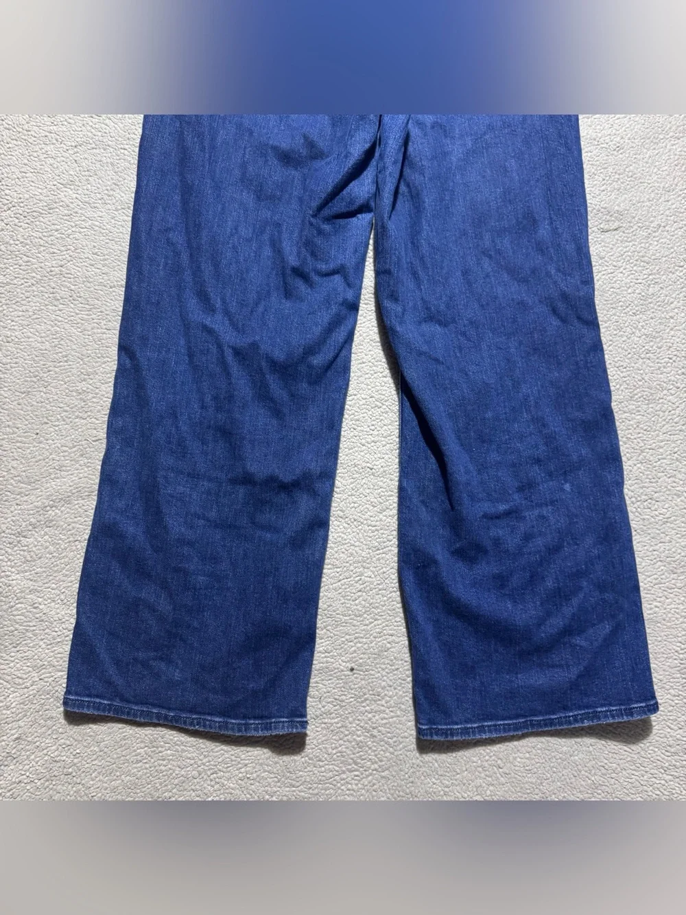American Eagle Jeans Womens 4 Short Super High Rise Baggy Wide Leg Double Button
